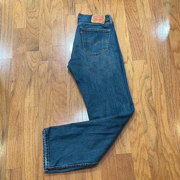 Levi’s 505 tag size 23 x 34 Blue Some wear on hem and pockets Whiskering - Picture 1 of 13